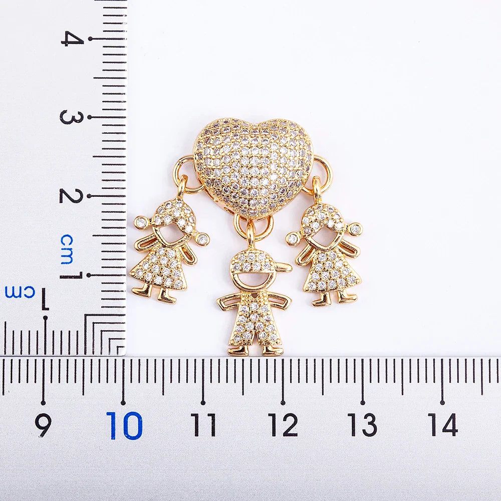 Collar Amor de Madre – Bañado en Oro de 18K