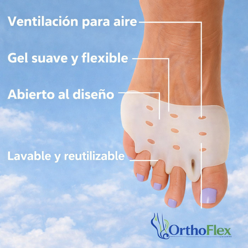 OrthoFlex® Dedilera Ortopédica - Alivio inmediato del juanete